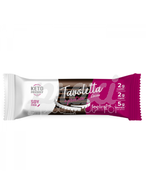 FEELING OK KETO FRIENDLY BARRE DE CHOCOLAT 20G