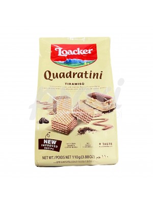LOACKER QUADRATINI TIRAMISU 110G