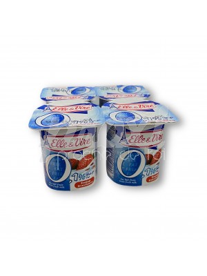 ELLE VIRE DESSERT FRAISE 0% 125 G