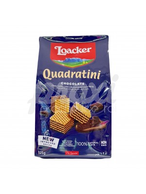 LOACKER QUADRATINI BOUCHÉES DE GAUFRETTES CHOCOLAT AU LAIT 125G