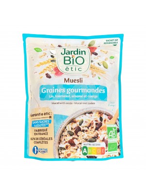 JARDIN BIO MUESLI AUX GRAINS 375 G