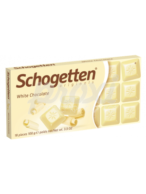 SCHOGETTEN WHITE CHOCOLATE 100G