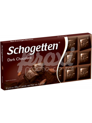 SCHOGETTEN DARK CHOCOLATE 100G