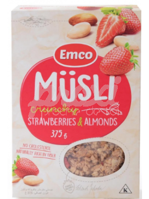 EMCO MUESLI CRUNCHY FRAISE ET AMANDE 375 G