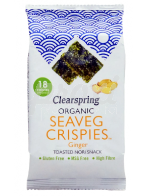 CLEARSPRING ALGUE NORI GINGEMBRE CROUSTILLANTES 5G SG