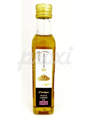 LES CREATIONS HUILE VIERGE DE SESAME TOASTE 25CL