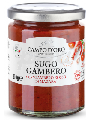 CAMPO D'ORO SAUCE TOMATE AUX GAMBAS 300G