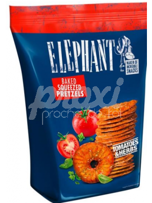 ELEPHANT PRETZELS TOMATOS&HERBS 80G