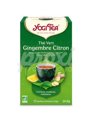 YOGI TEA GINGEMBRE CITRON 17*2 G