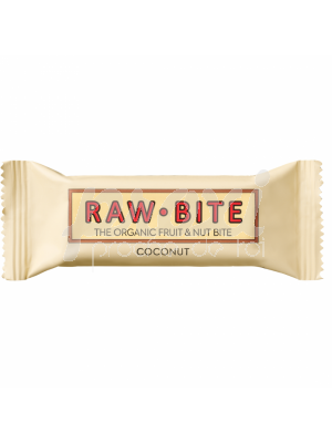 BARRE RAW BITE DE NOIX DE COCO BIO 50G