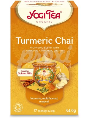 YOGI TEA TURMERIC CHAI 17 SACHETS