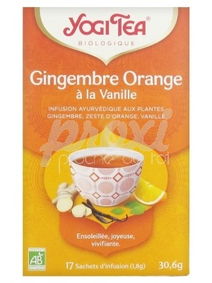 YOGI TEA ORANGE GINGEMBRE VANILLE 17 SACHETS