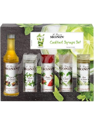 MONIN COFFRET SIROP COCKTAIL 5*5CL