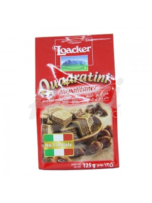 QUADRATINI BOUCHÉES DE GAUFRETTES NAPOLITANER  125G