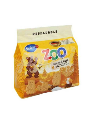 BAHLSEN LEIBNIZ  ZOO OURS BISCUITS AU LAIT ET MIEL 100 G