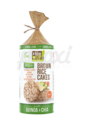 BROWN RICE CAKE QUINOA CHIA SANS GLUTEN 120G