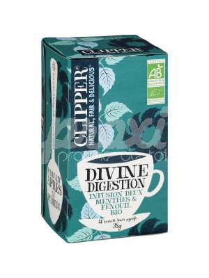 CLIPPER INFUSION DEUX MENTHES FENOUIL BIO 20 SACHETS