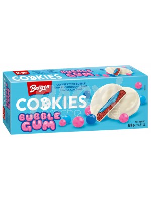 BERGEN COOKIES WITH BUBBLE GUM 128G