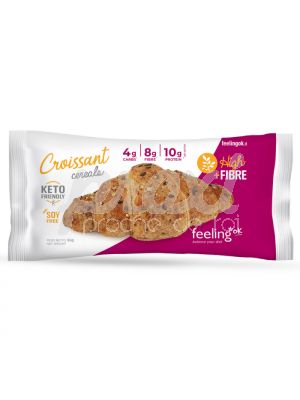 FEELING OK KETO FRIENDLY CROISSANT PROTEINE AUX CEREALES 50G