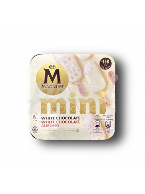 MAGNUM 6 MINI BÂTONNETS CHOCOLAT ET AMANDE 60 ML