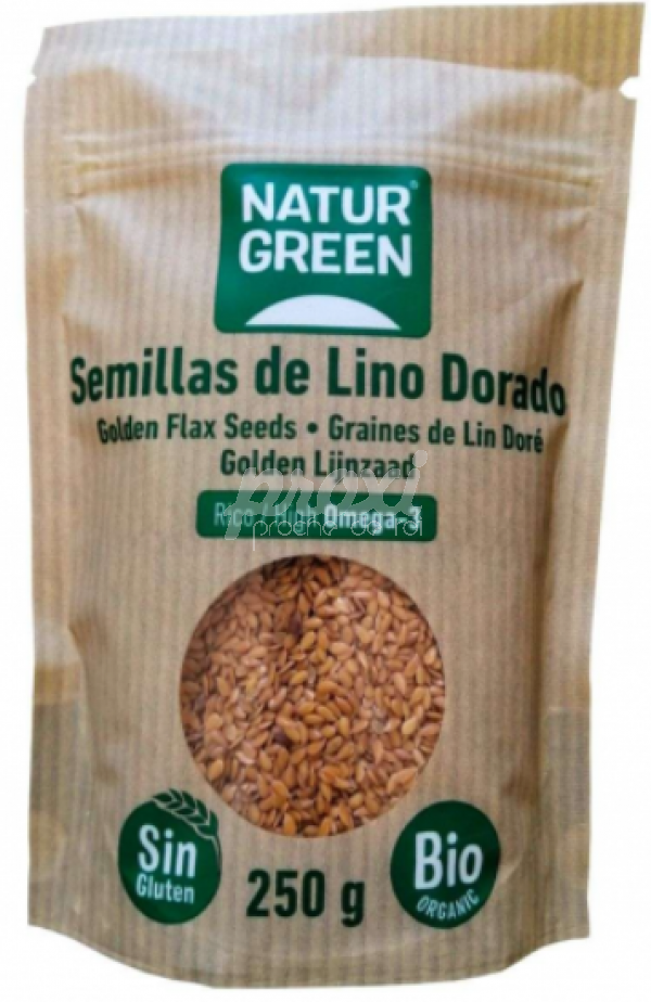 GRAINES DE LIN DORE 500G - Priméal