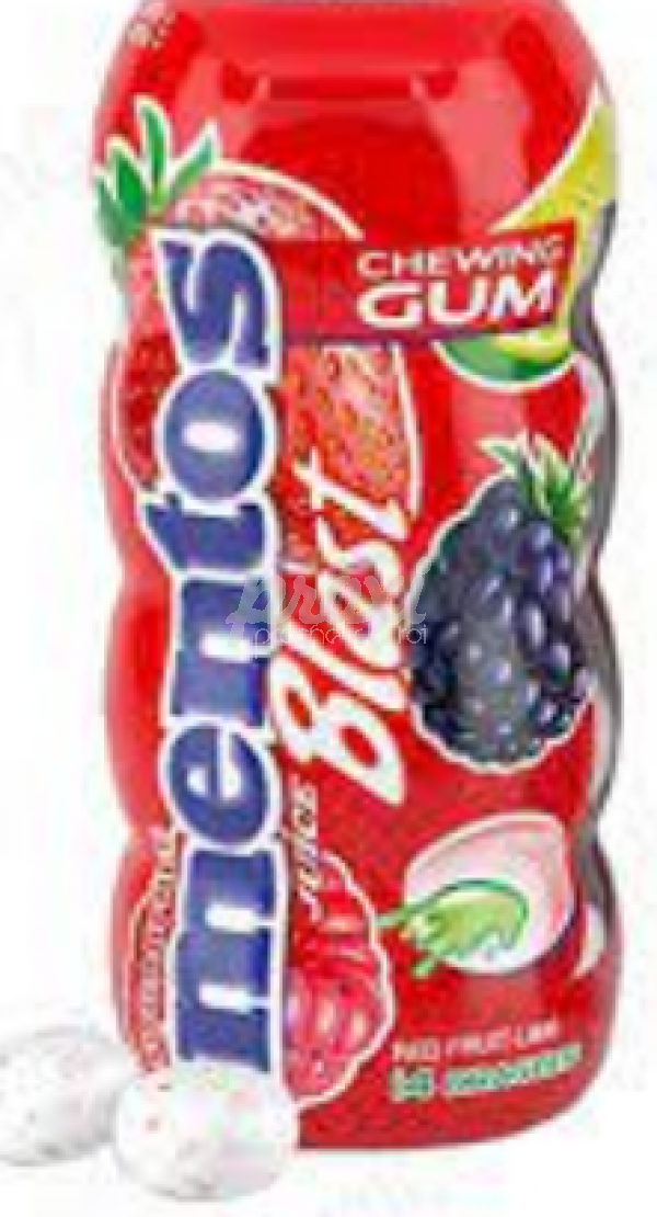 Distributeur de chewing-gum goût fruits - Rouge - 300g